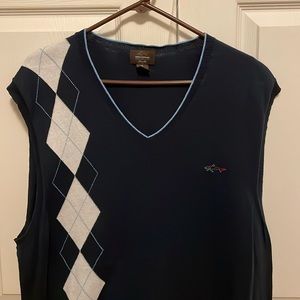 Men’s navy sweater vest